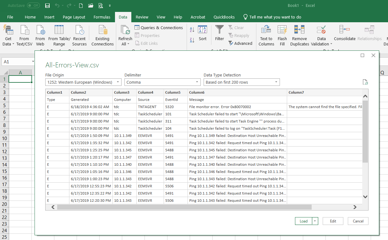 Export Event View to Excel 4